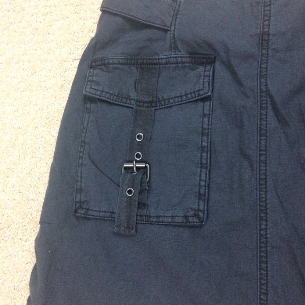 Free People Cargo-Style Skirt Buckles Pockets - Picture 3 of 8